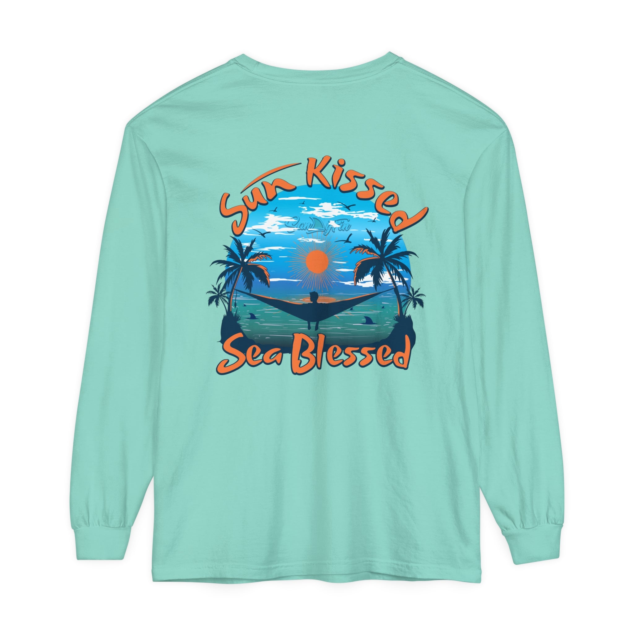Sun Kissed Sea Blessed Unisex Long Sleeve Beach Tee