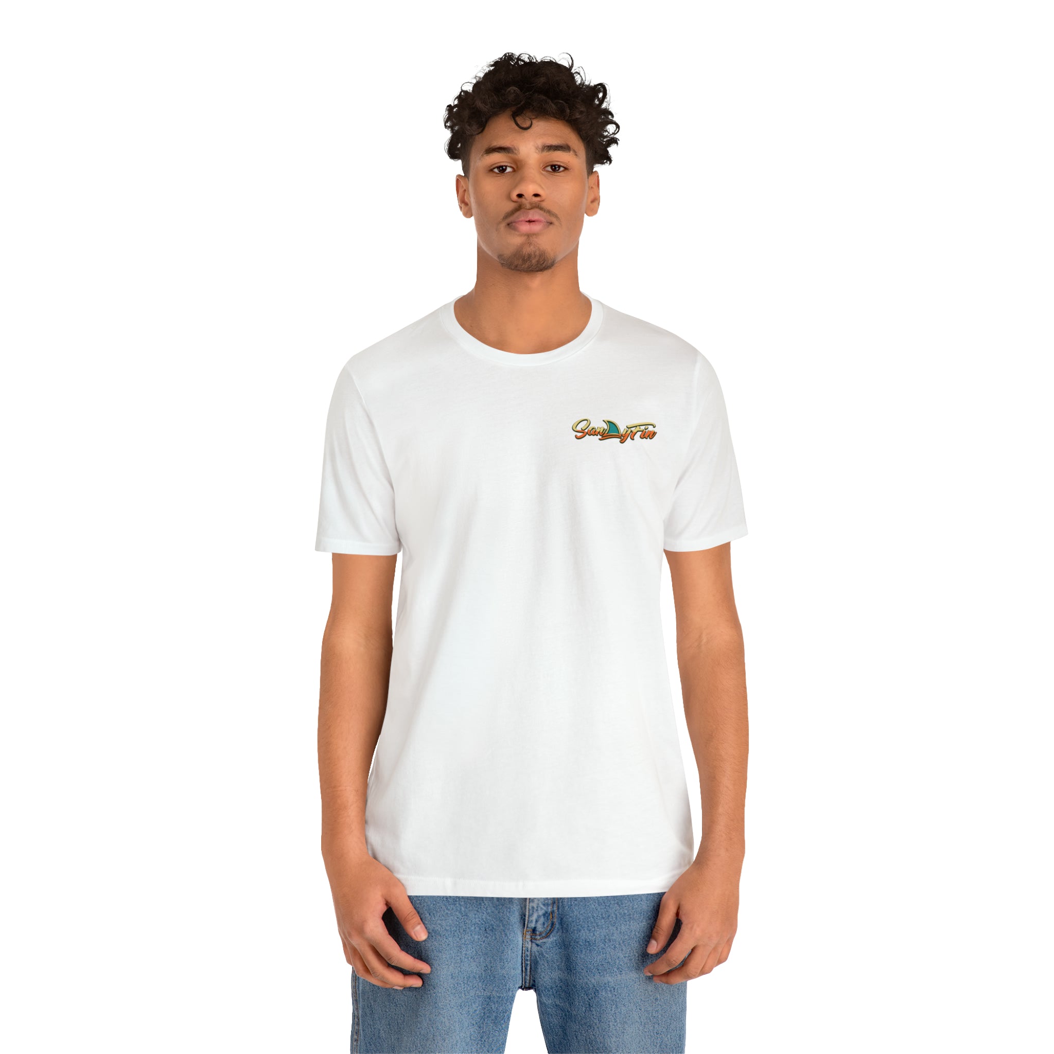 Seas and Greetings Unisex Short Sleeve Beach Tee
