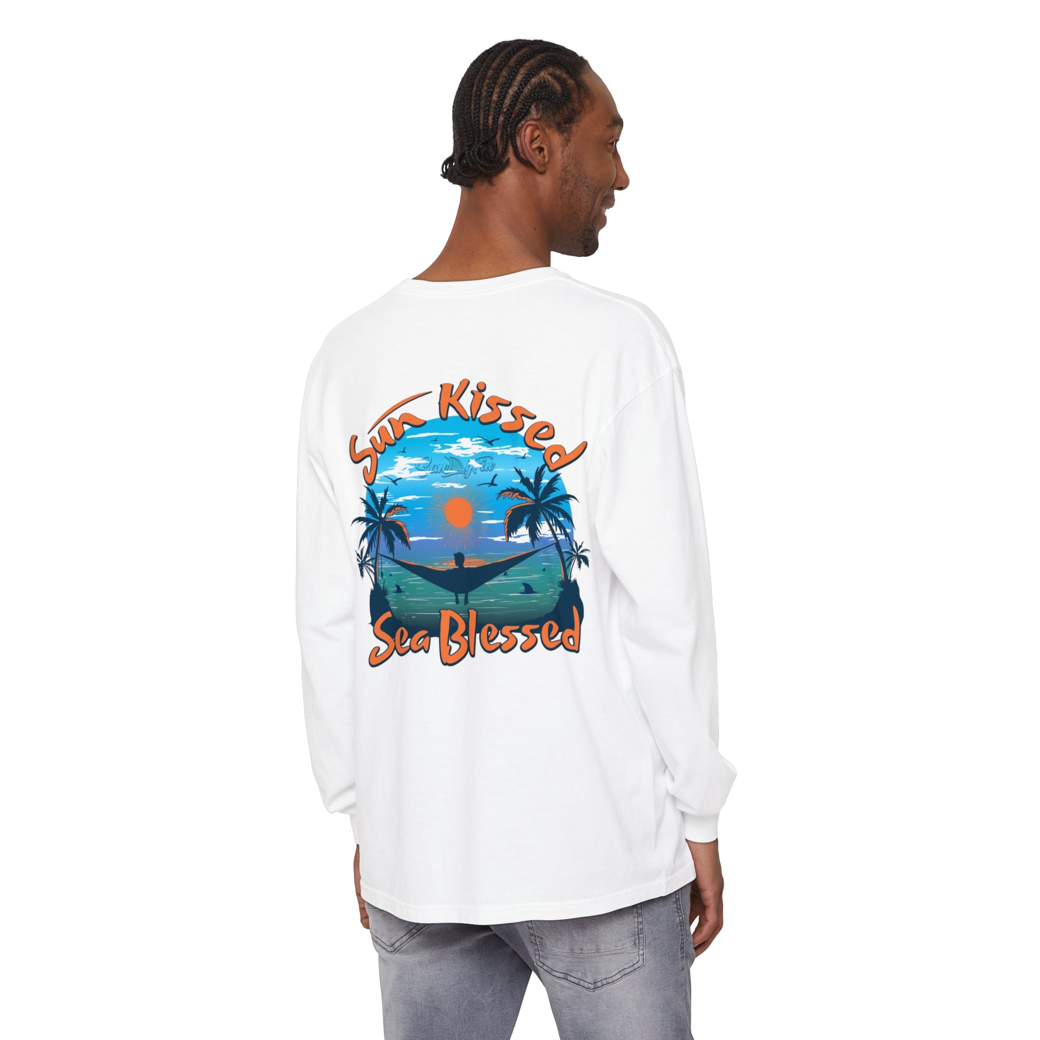 Sun Kissed Sea Blessed Unisex Long Sleeve Beach Tee