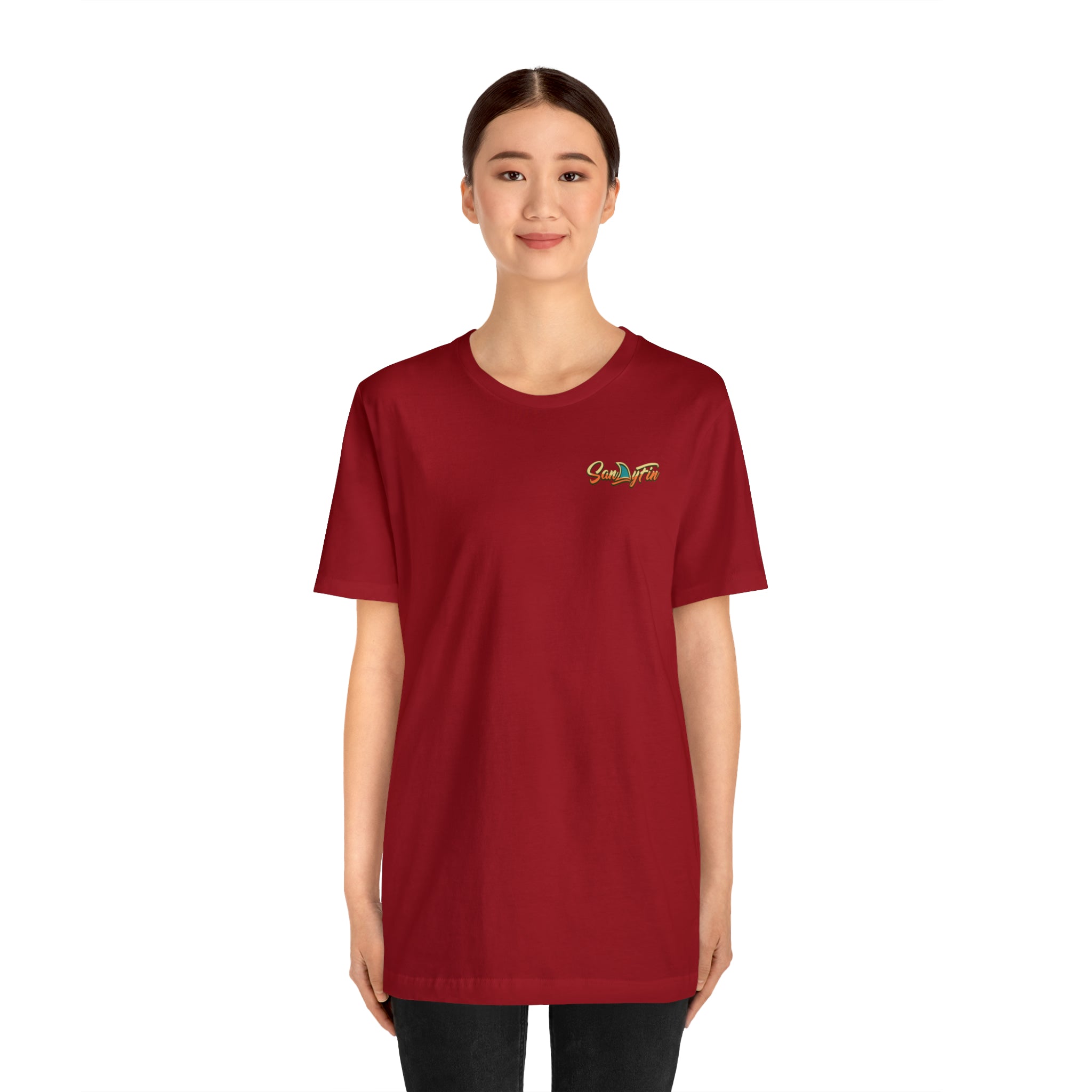 Seas and Greetings Unisex Short Sleeve Beach Tee