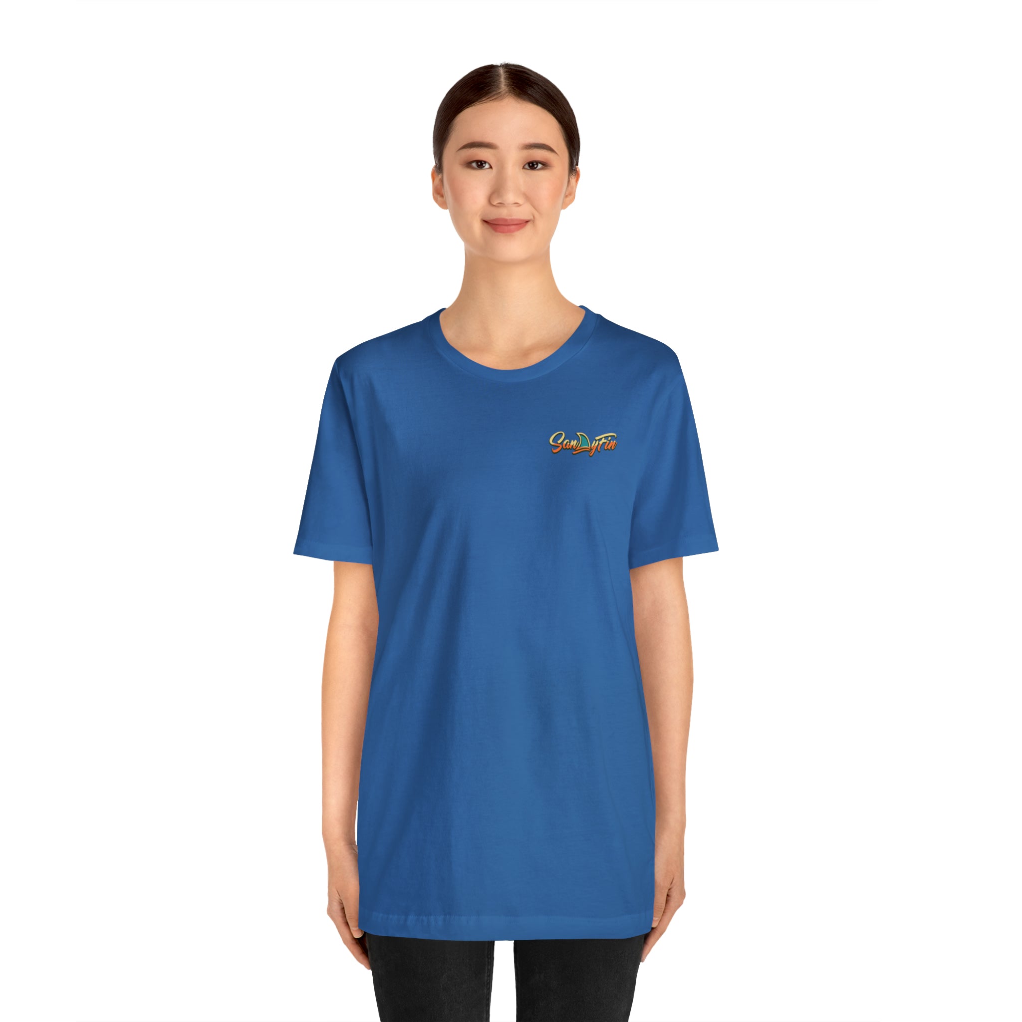 Seas and Greetings Unisex Short Sleeve Beach Tee