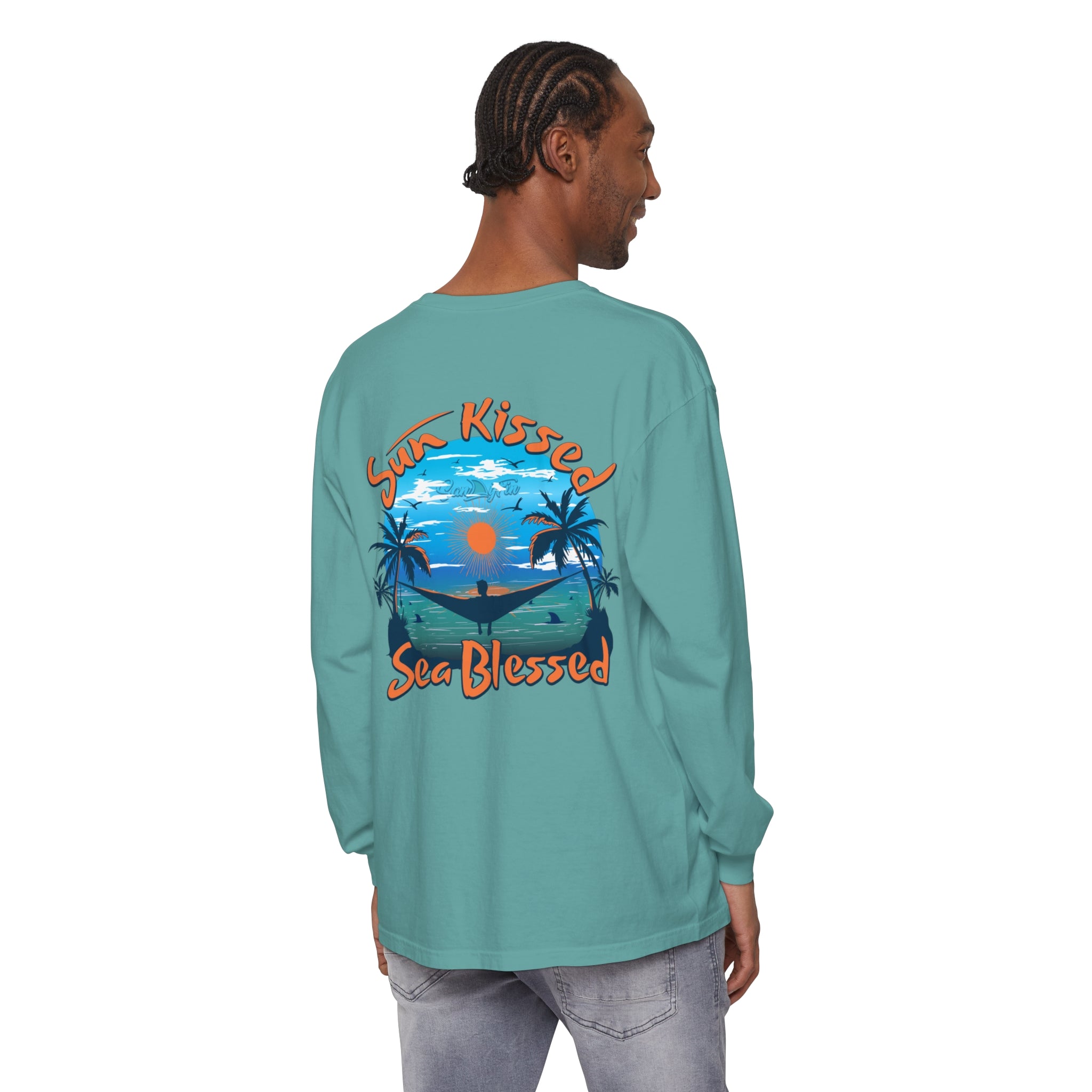 Sun Kissed Sea Blessed Unisex Long Sleeve Beach Tee