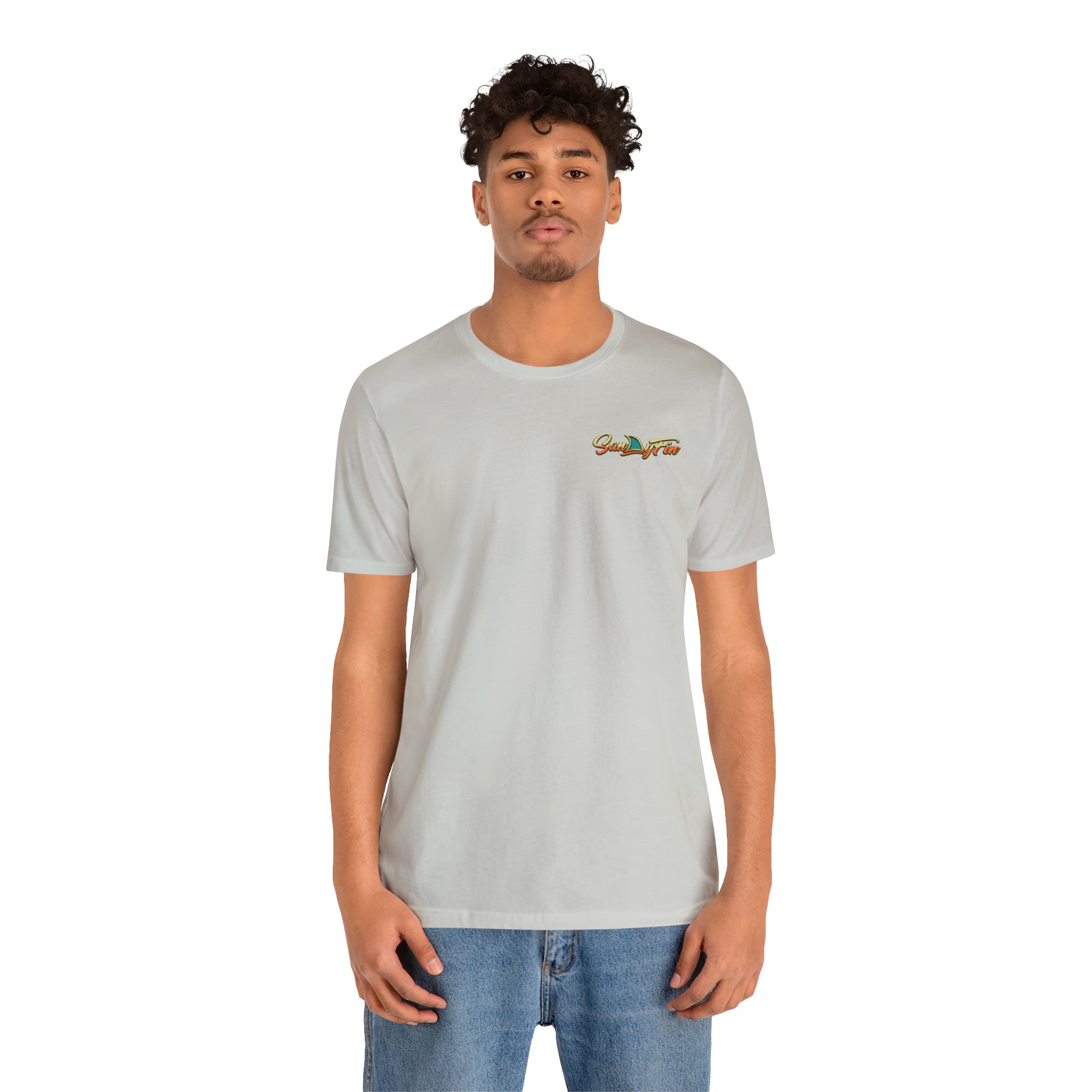 Seas and Greetings Unisex Short Sleeve Beach Tee