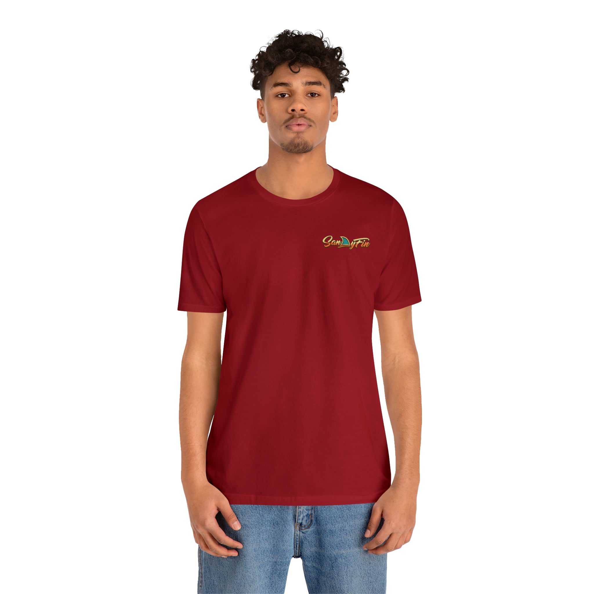 Seas and Greetings Unisex Short Sleeve Beach Tee