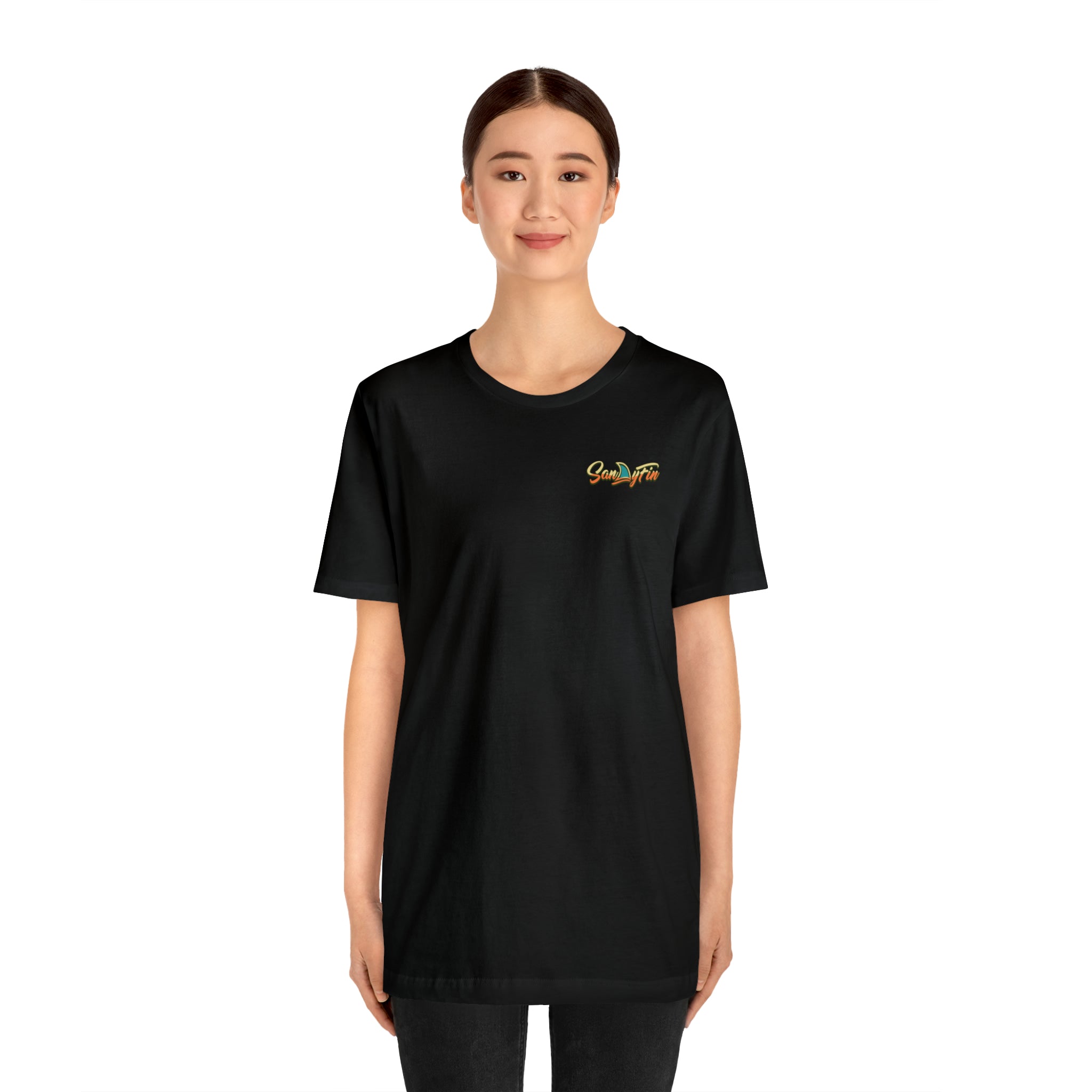 Seas and Greetings Unisex Short Sleeve Beach Tee