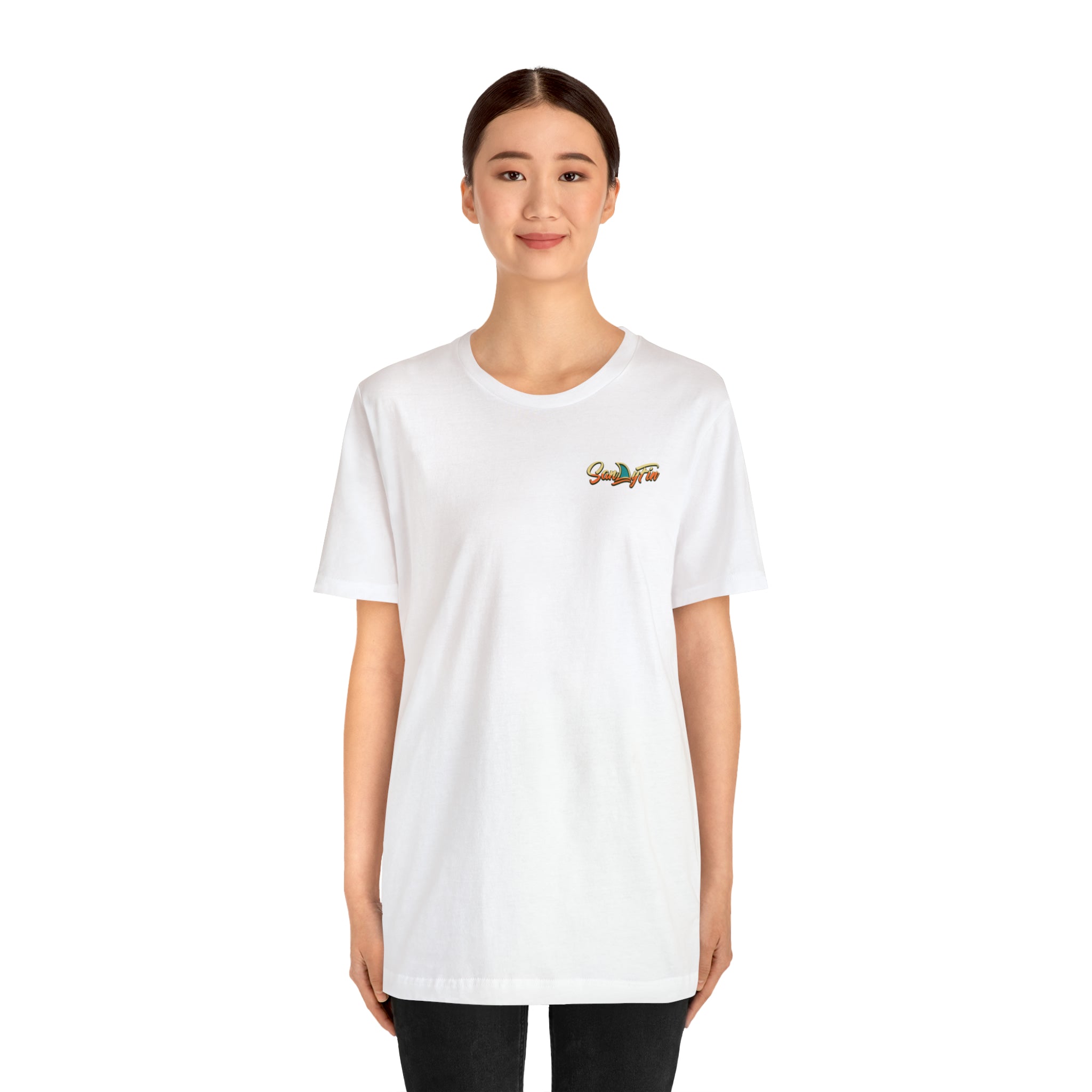 Seas and Greetings Unisex Short Sleeve Beach Tee