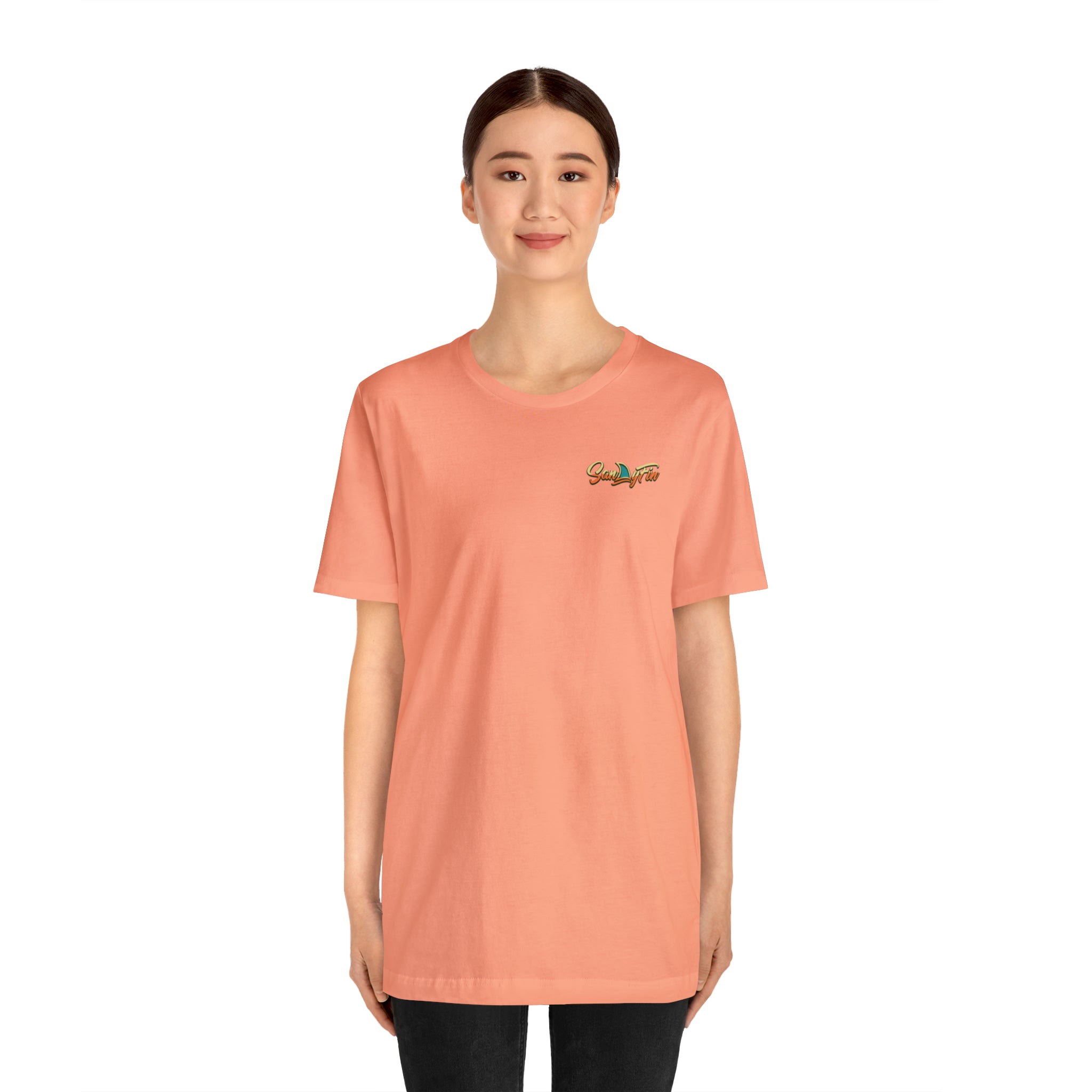Seas and Greetings Unisex Short Sleeve Beach Tee