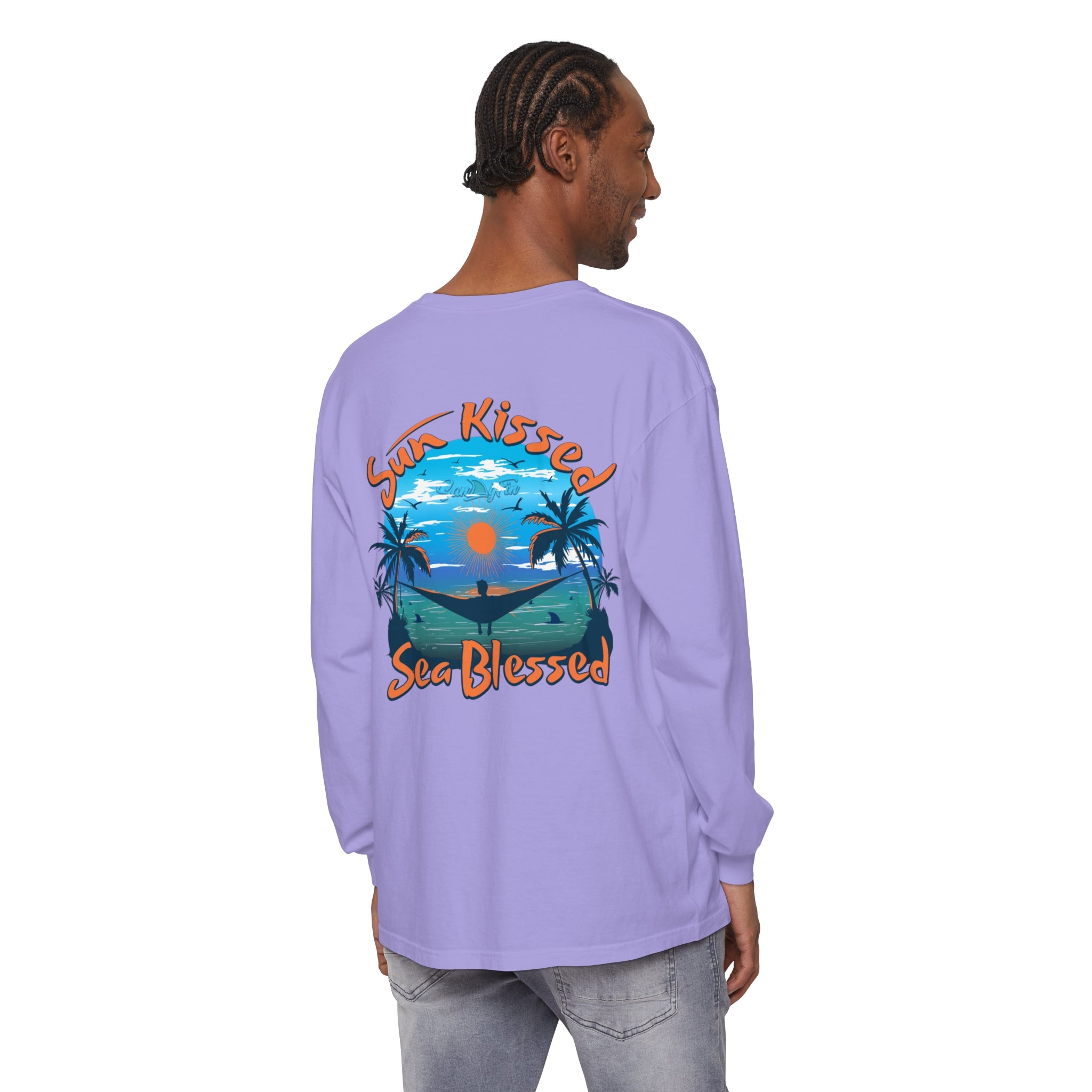 Sun Kissed Sea Blessed Unisex Long Sleeve Beach Tee