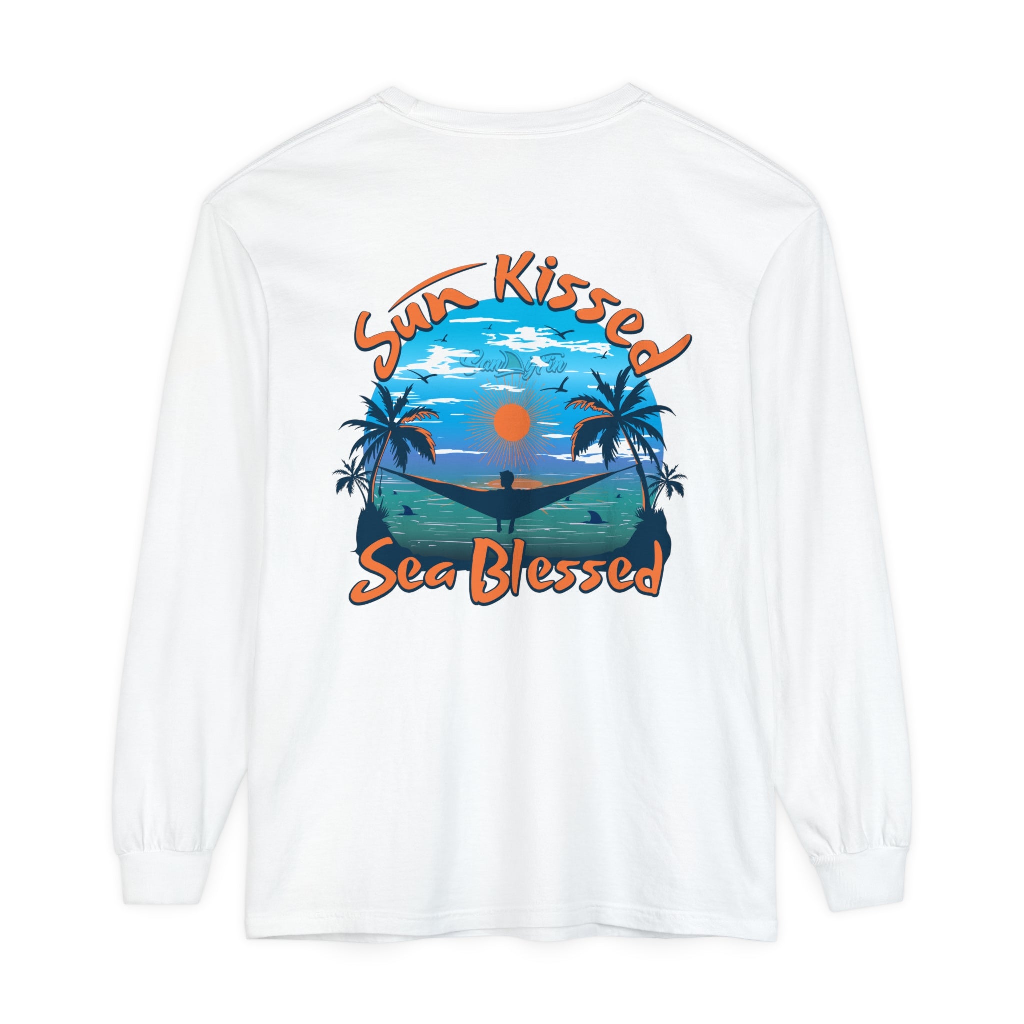 Sun Kissed Sea Blessed Unisex Long Sleeve Beach Tee