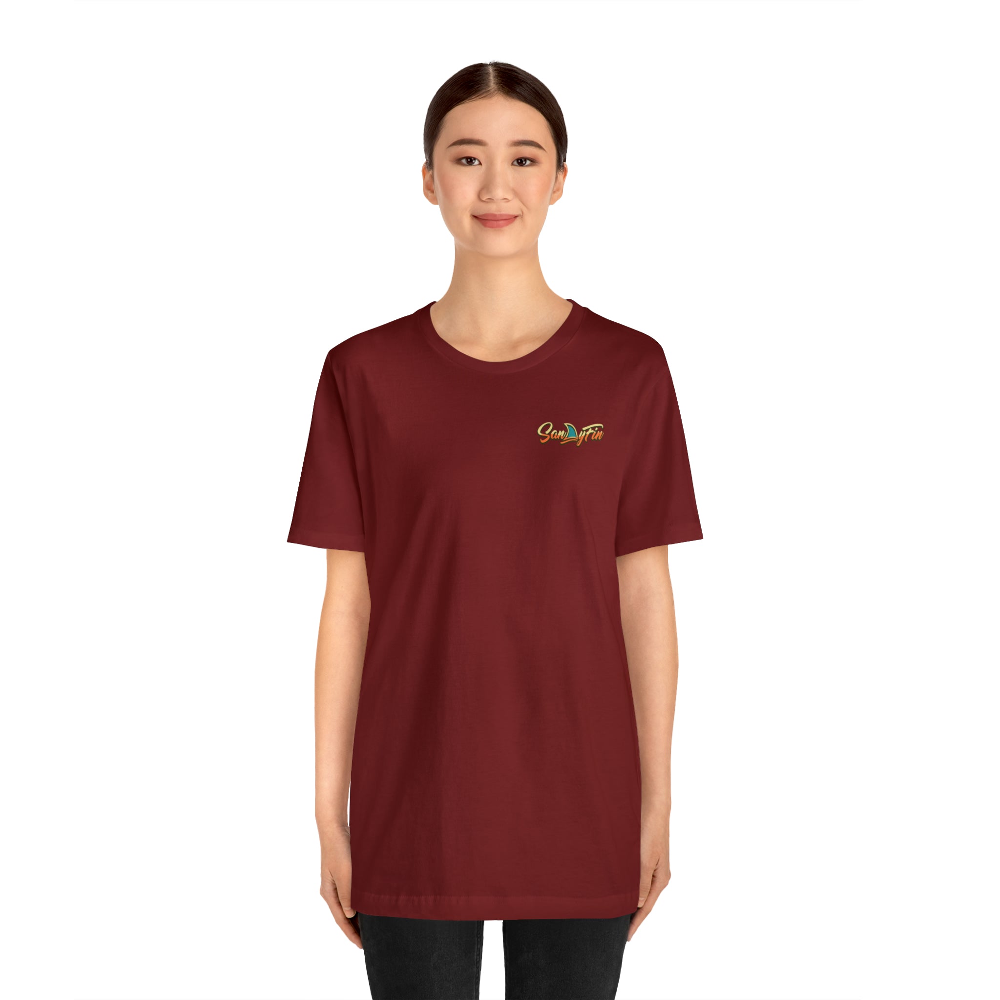 Seas and Greetings Unisex Short Sleeve Beach Tee