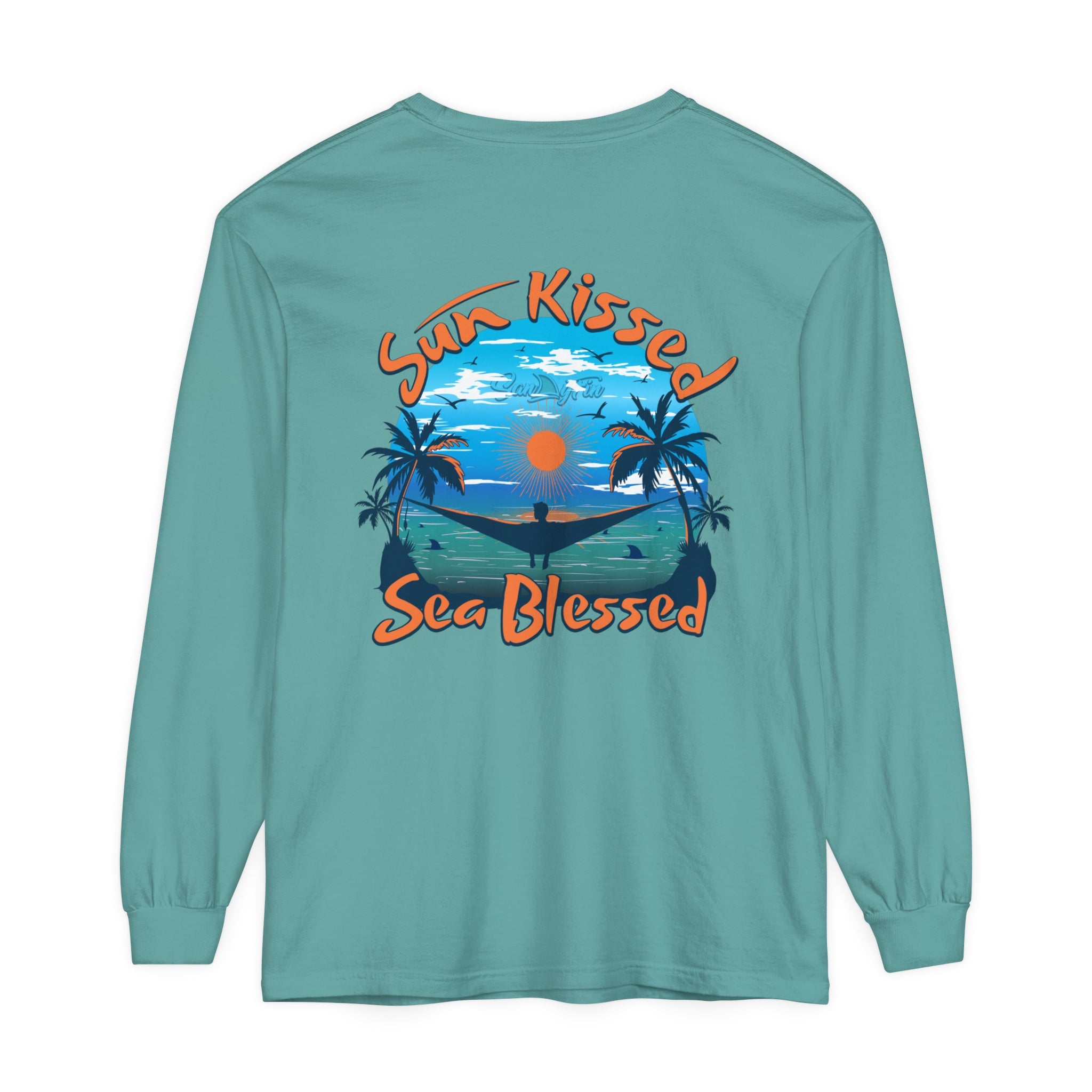 Sun Kissed Sea Blessed Unisex Long Sleeve Beach Tee