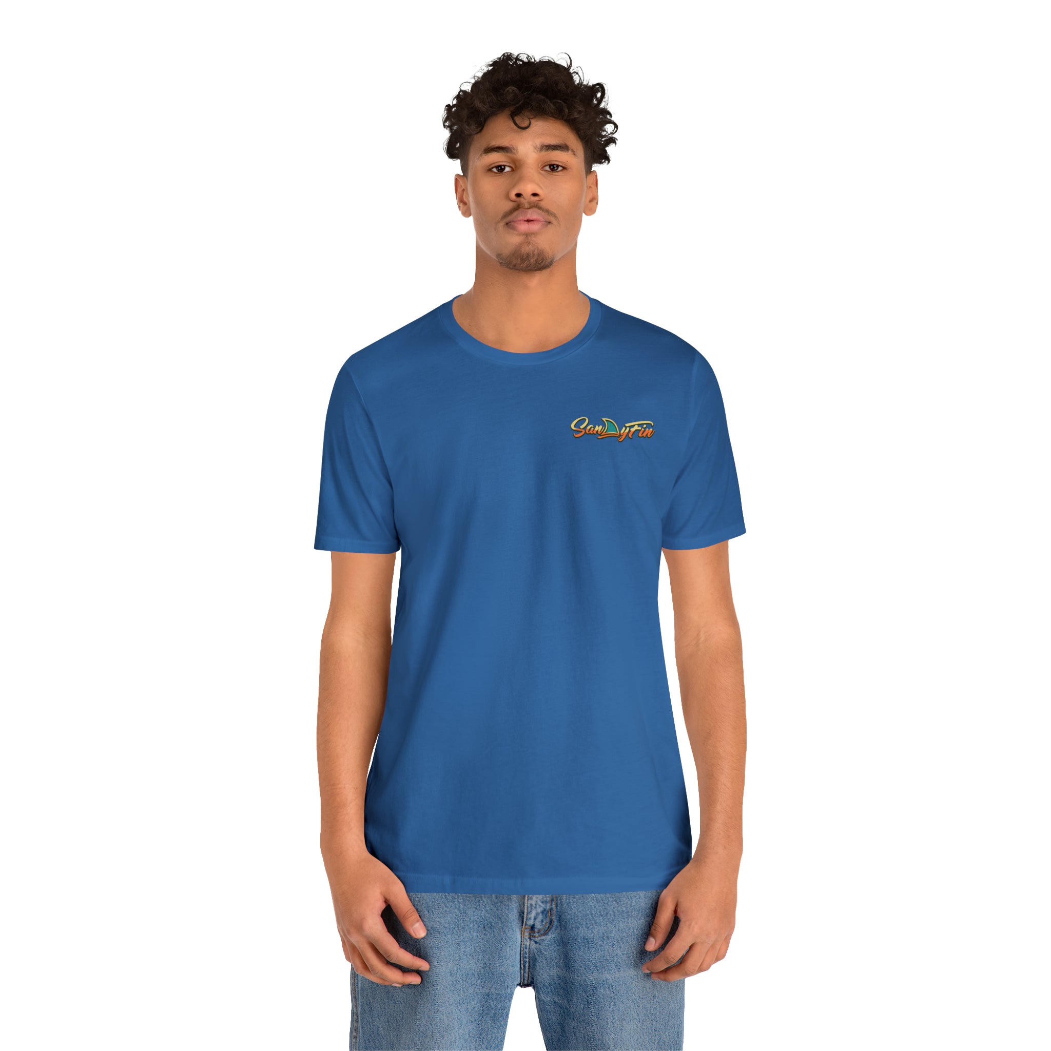 Seas and Greetings Unisex Short Sleeve Beach Tee