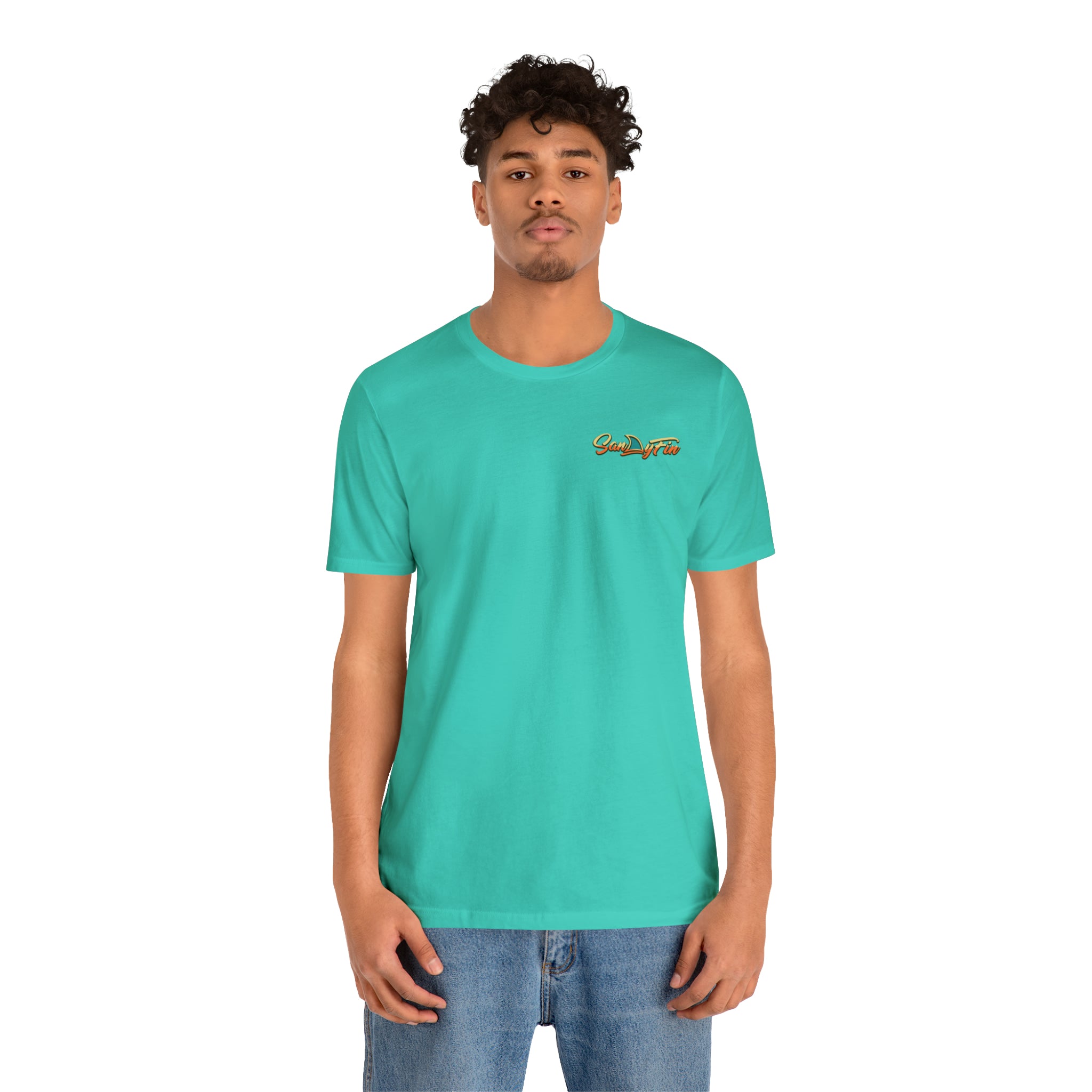 Seas and Greetings Unisex Short Sleeve Beach Tee