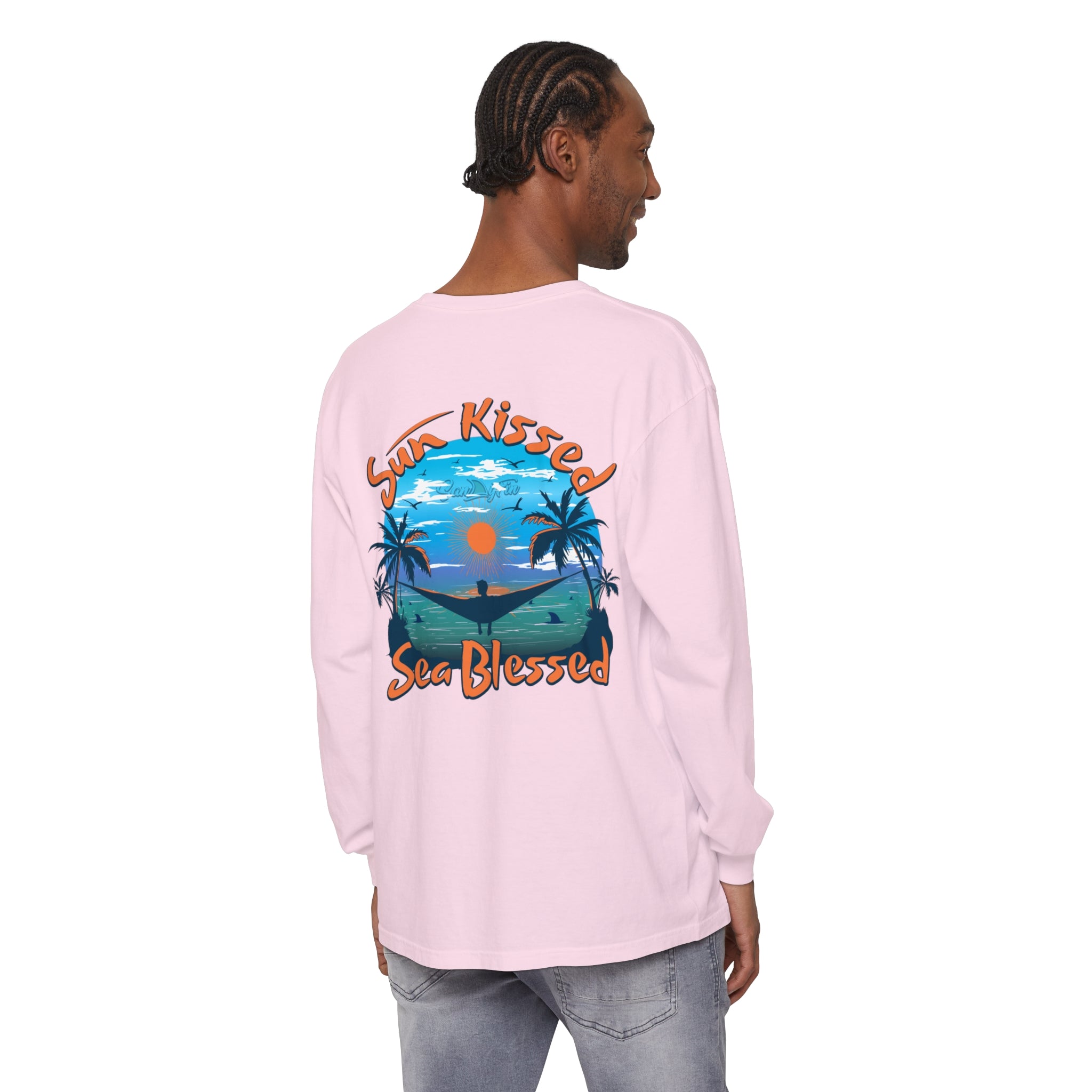 Sun Kissed Sea Blessed Unisex Long Sleeve Beach Tee