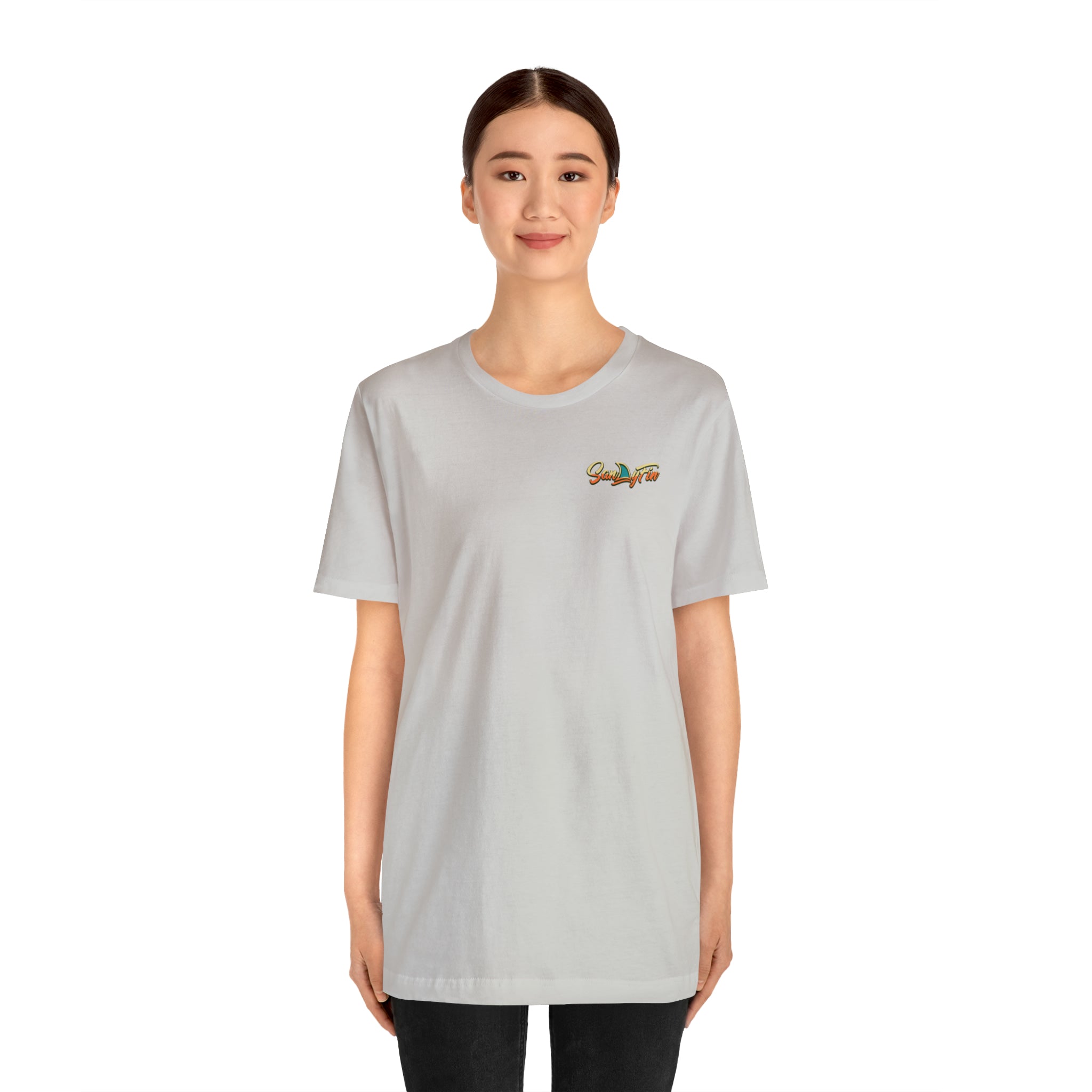 Seas and Greetings Unisex Short Sleeve Beach Tee