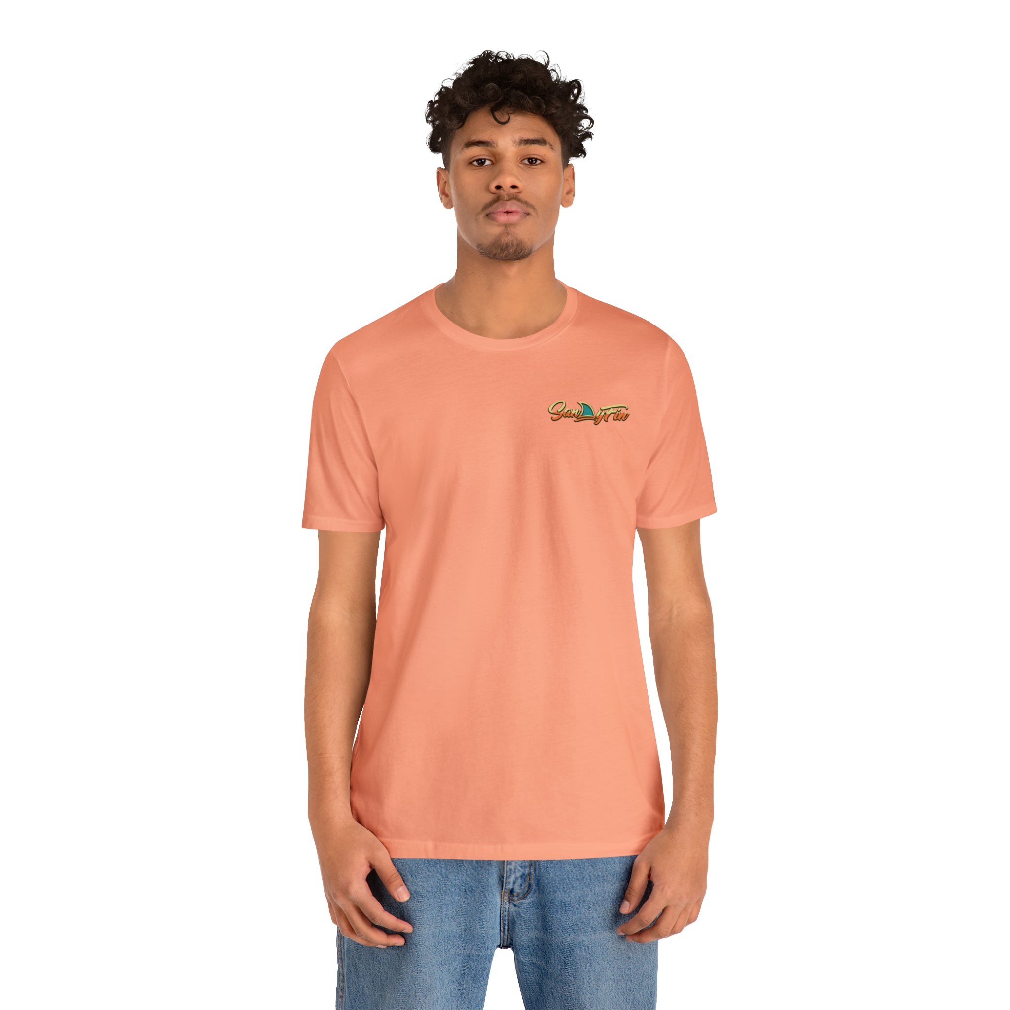 Seas and Greetings Unisex Short Sleeve Beach Tee