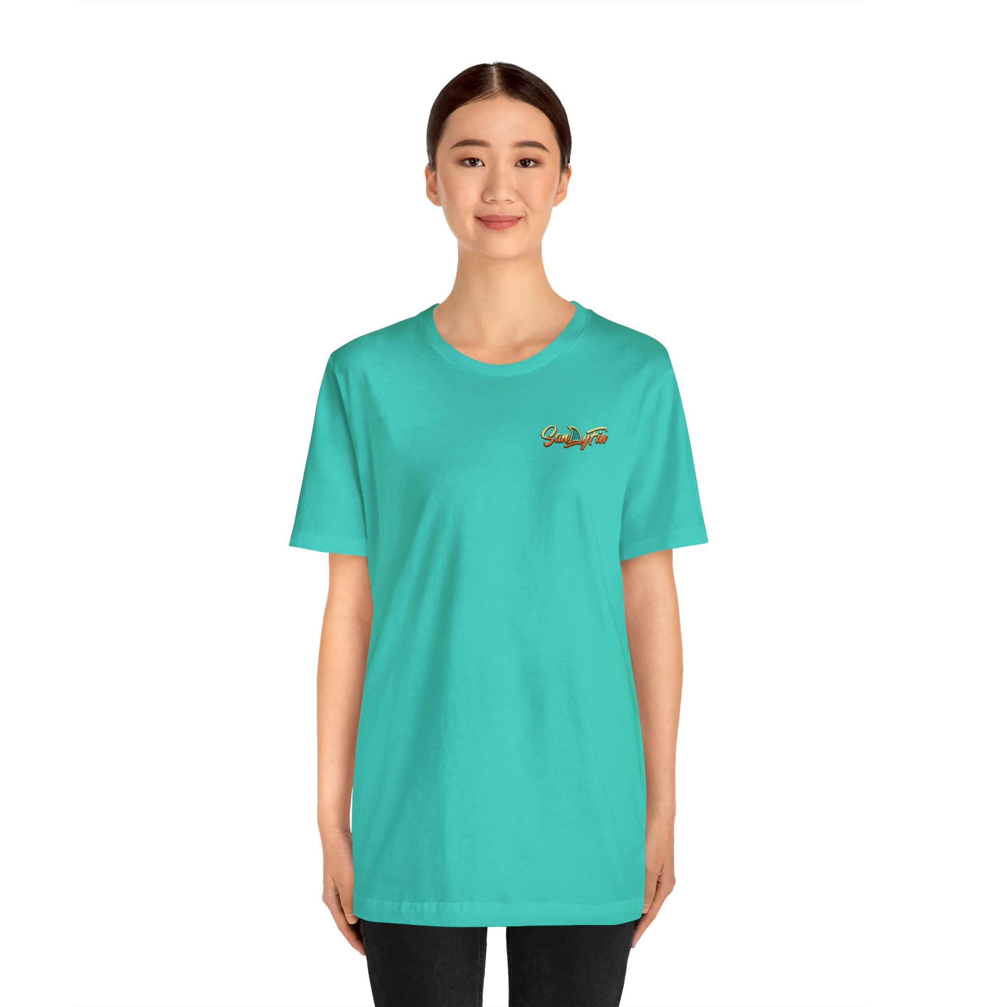 Seas and Greetings Unisex Short Sleeve Beach Tee