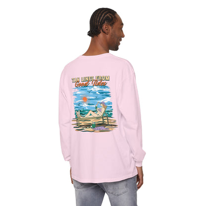 Tan Lines From Good Tides Unisex Long Sleeve Beach Tee