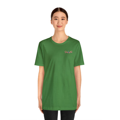 Mistletoe and Tan Lines Unisex Short Sleeve Beach Tee