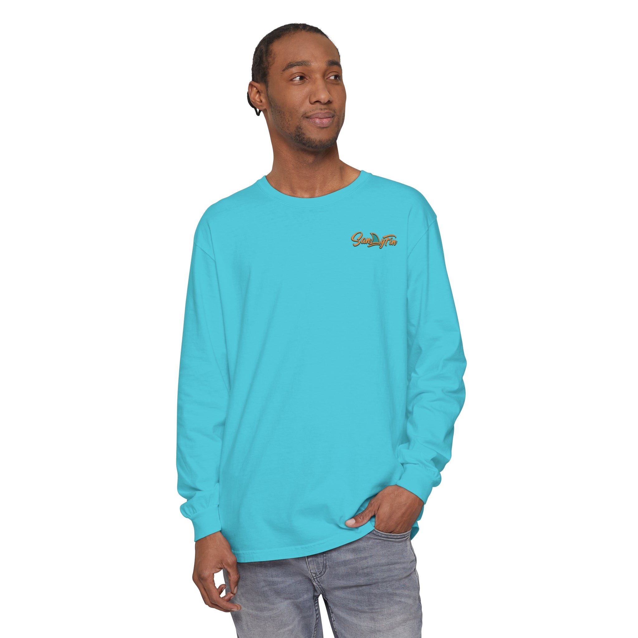 Hurricane Forecast 100% Chance of Party Unisex Long Sleeve Beach Tee