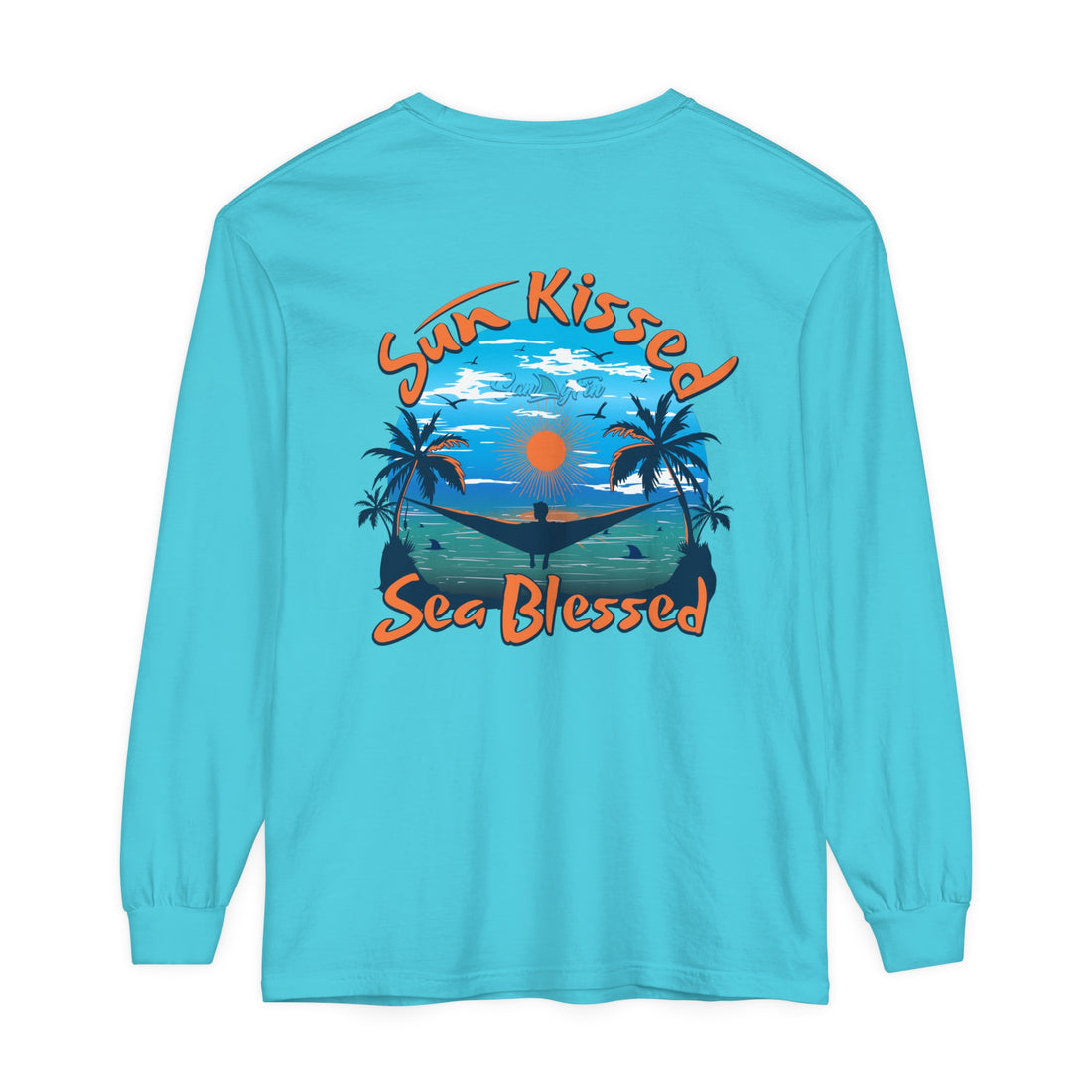 Sun Kissed Sea Blessed Unisex Long Sleeve Beach Tee