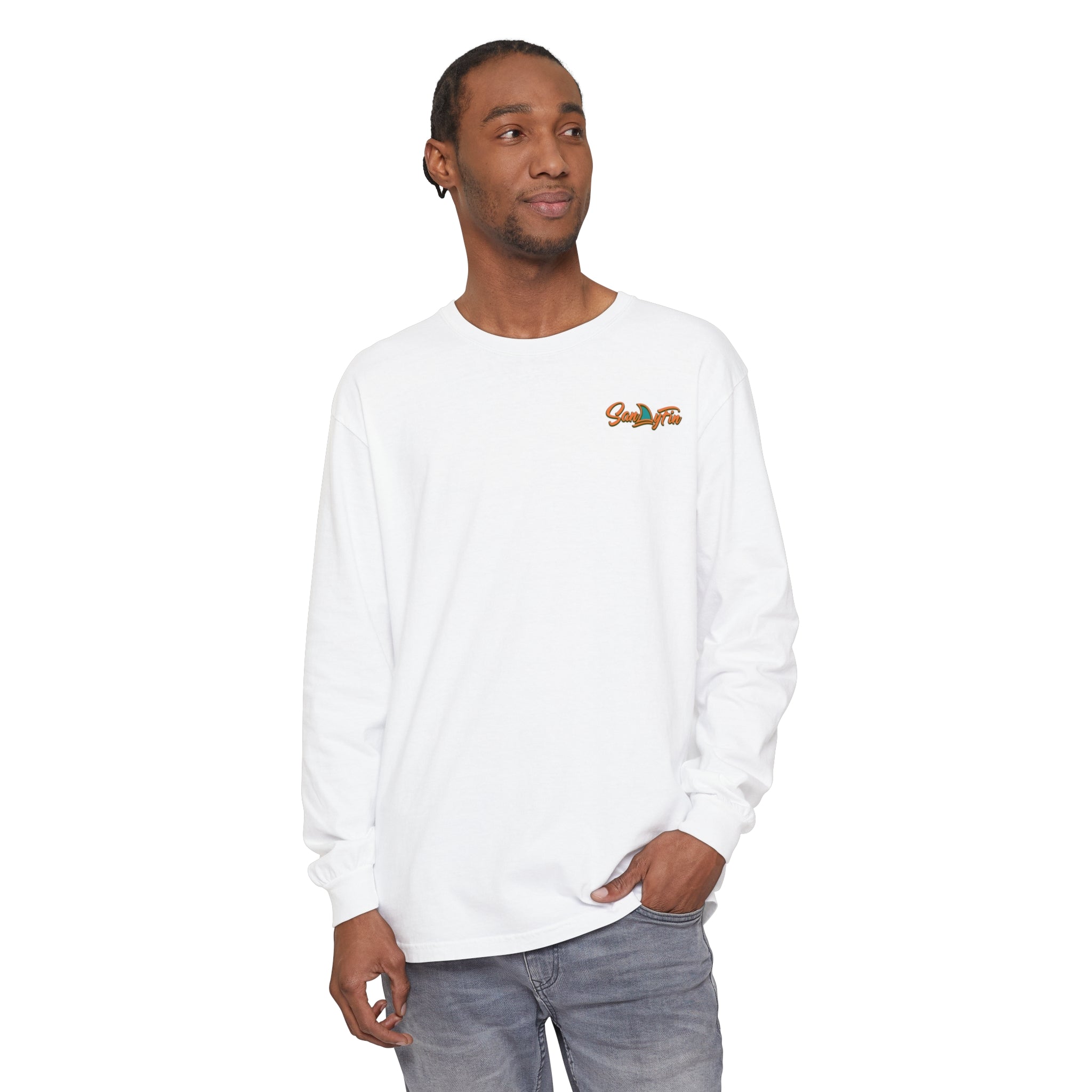 Walking in a Beachy Wonderland Unisex Long Sleeve Beach Tee