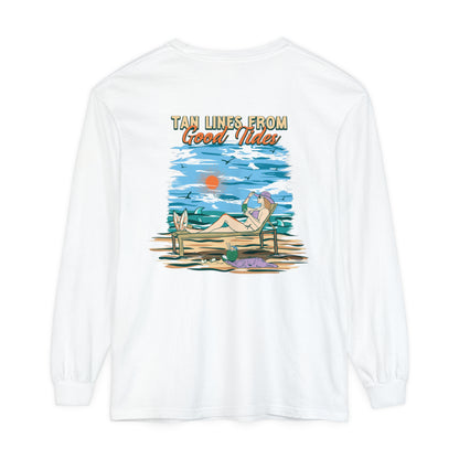 Tan Lines From Good Tides Unisex Long Sleeve Beach Tee