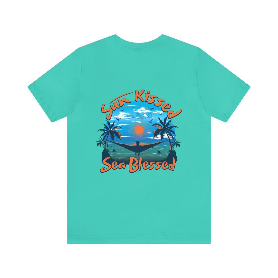 Sun Kissed Sea Blessed Unisex Short Sleeve Beach Tee