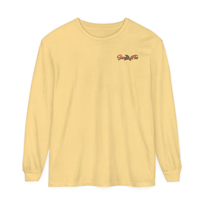 Sweet As Tea Wild As The Waves Unisex Long Sleeve Beach Tee